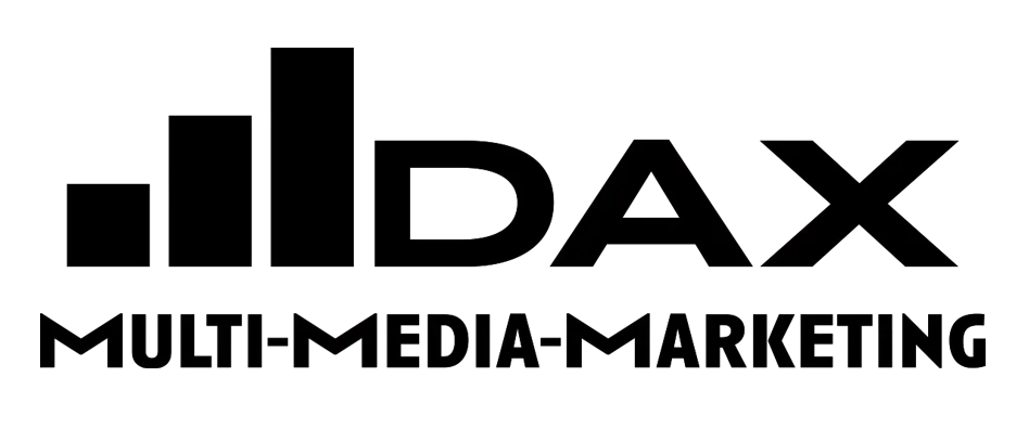 DAX MULTI-MEDIA-MARKETING also known as DAX Marketing Help Official Logo displayed as the header logo of this website.